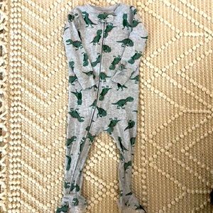 12 Month Dinosaur Footed Sleeper